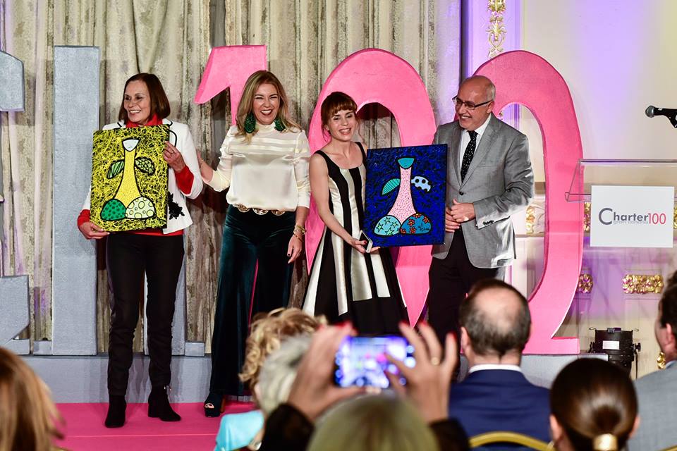 Premio Charter100 Comunicación 2017, Mara González y Flora Martín