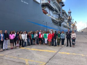 Miembros de Charter 100 Gran Canaria en el Puerto de La Luz y de Las Palmas