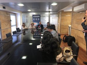 Presentación oficial del histórico acuerdo con estibadores de Las Palmas.