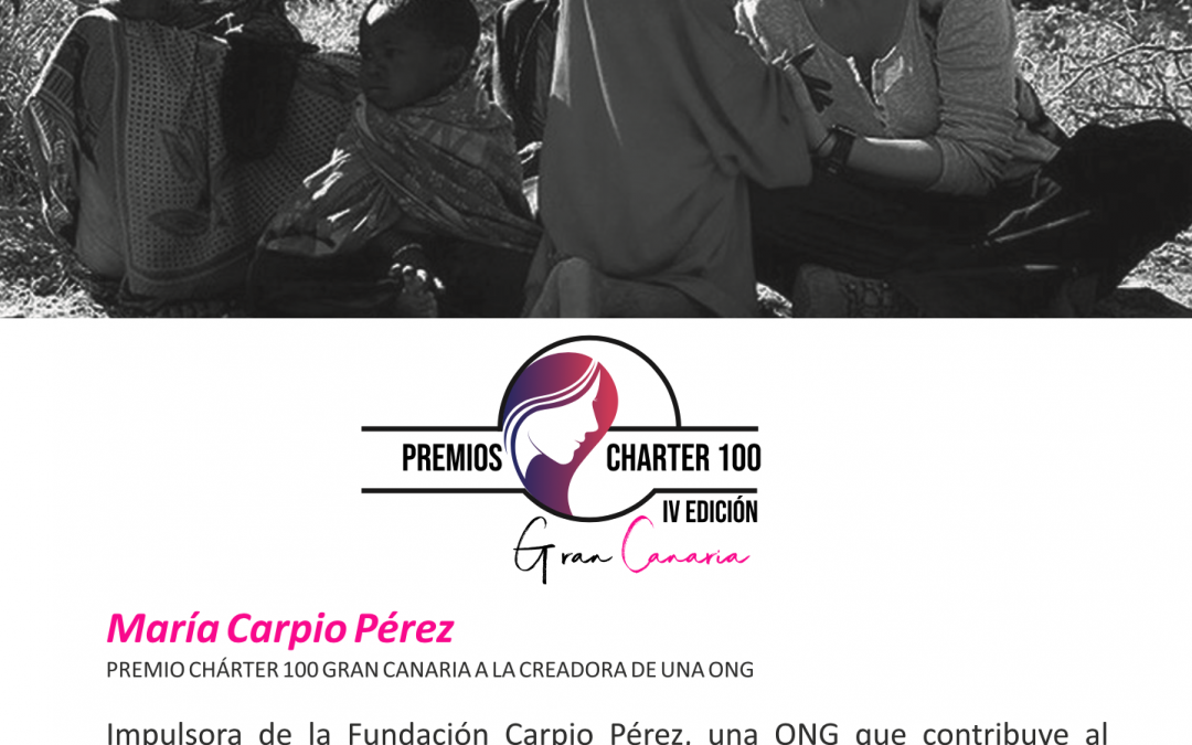 María Carpio Pérez, Premio Charter 100 Gran Canaria 2019