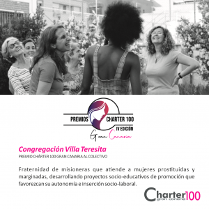 La Congregación Villa Teresita, Premio Charter 100 Gran Canaria.